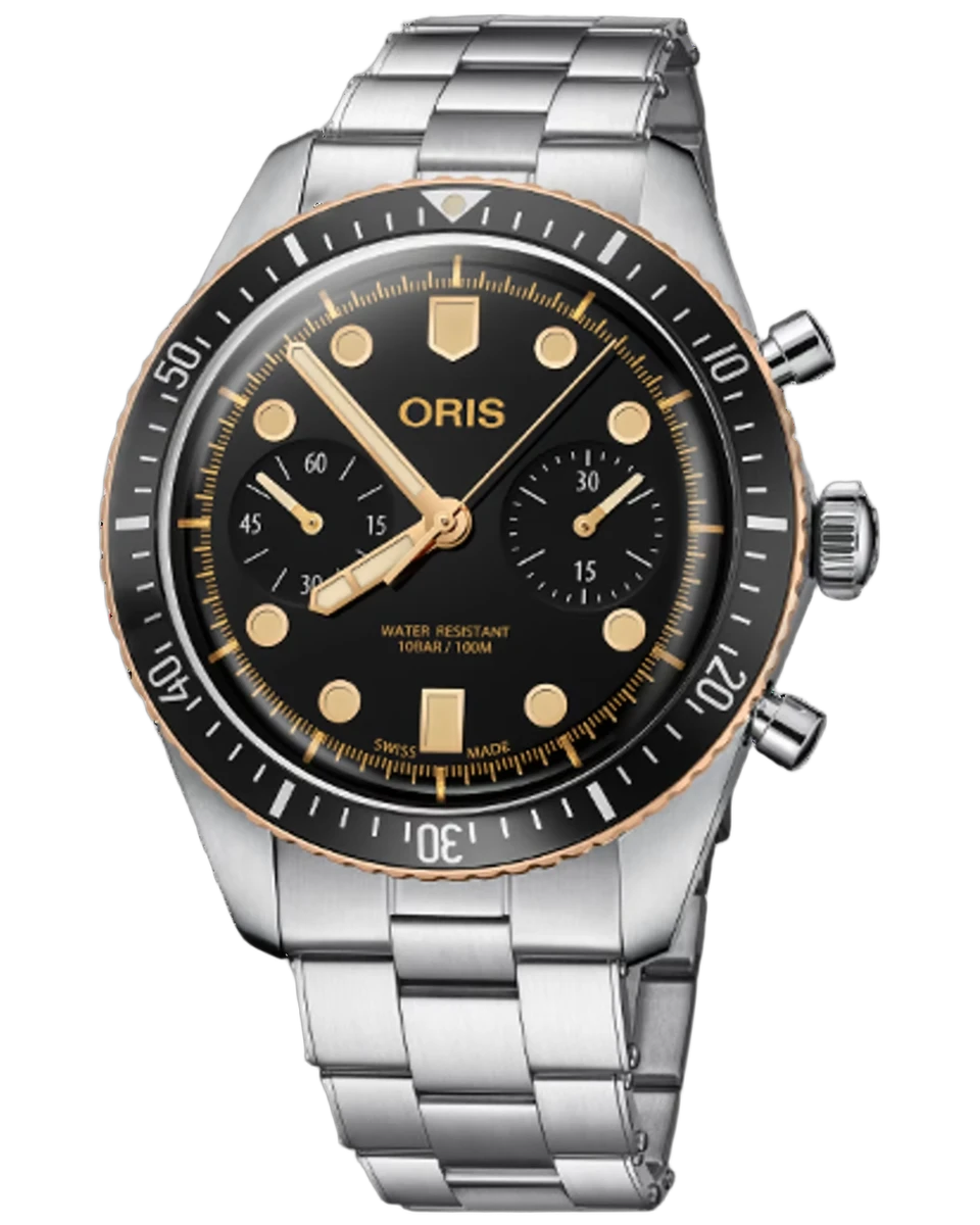 Oris Divers Sixty-Five Chronograph 43M 01 771 7744 4354-07 8 21 18 43mm Stainless Steel/Bronze