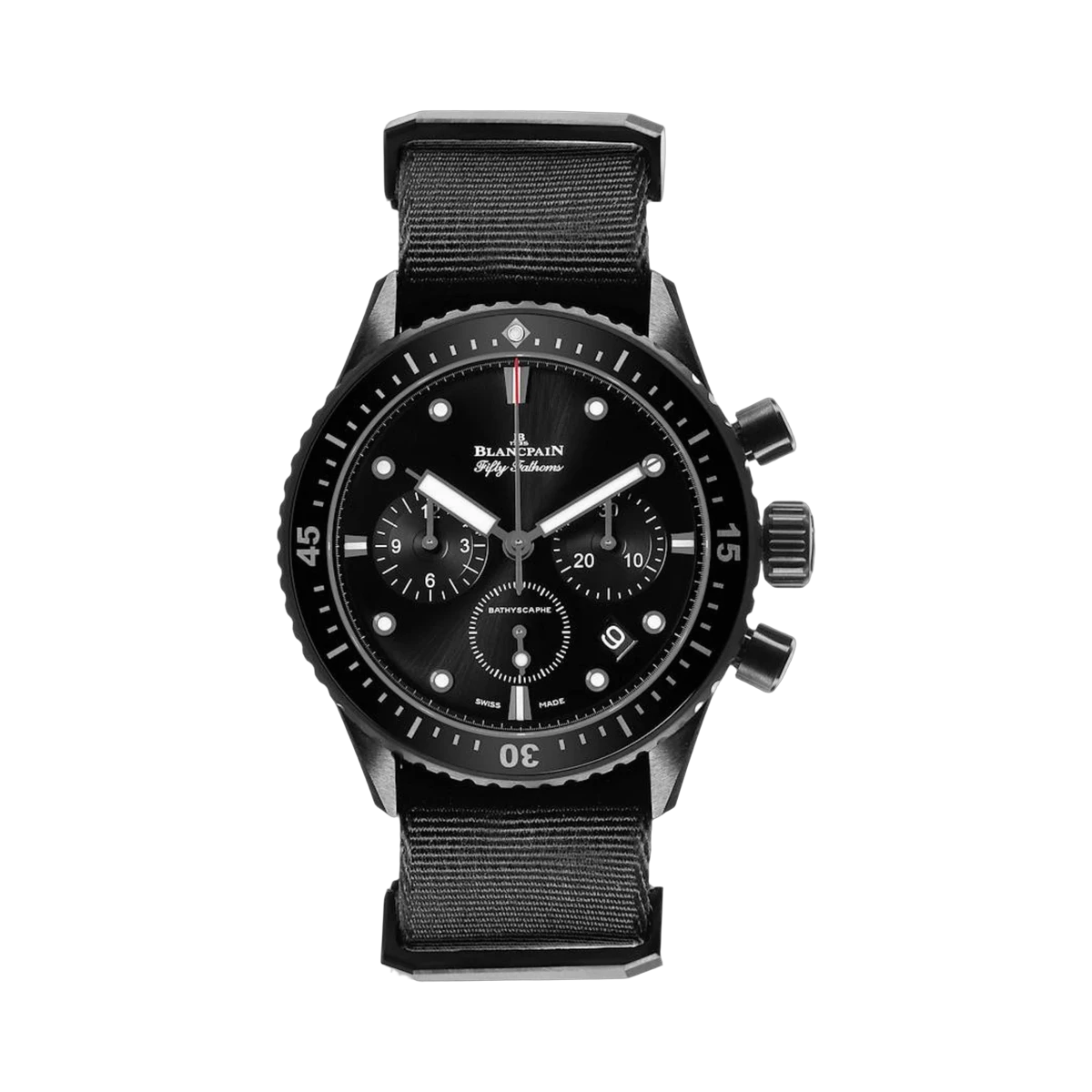 Blancpain Fifty Fathoms Flyback Chronograph 5200-1110-NABA 43MM Stainless Steel Rubber Strap