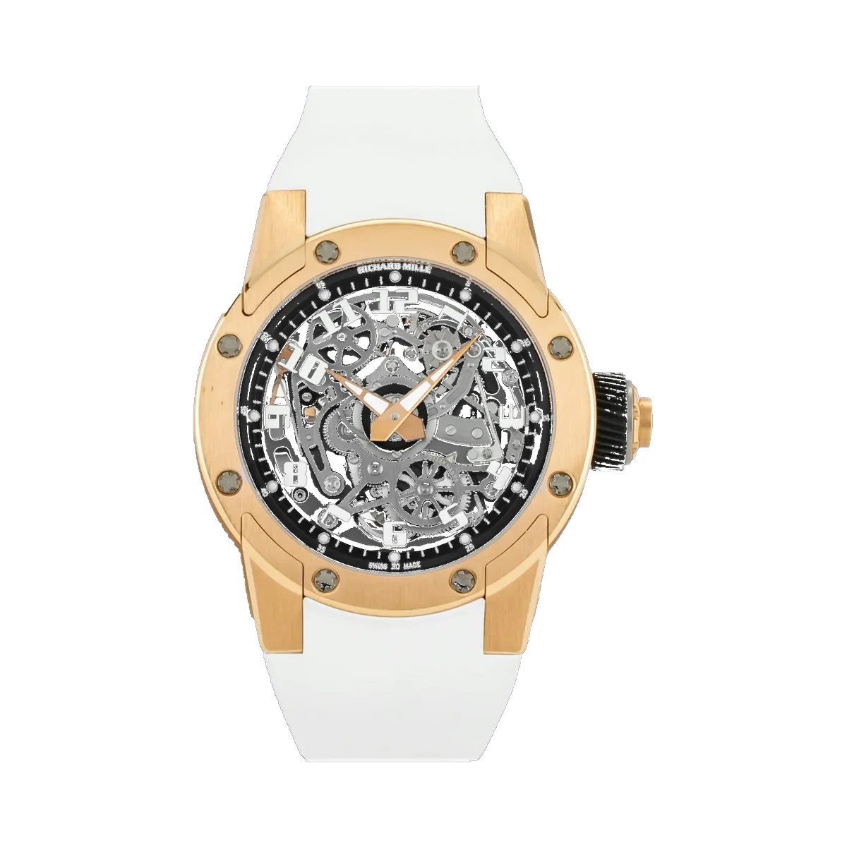Richard Mille Rm 63-01 Dizzy Hands Skeleton Automatic Winding 18K Rose Gold & Titanium