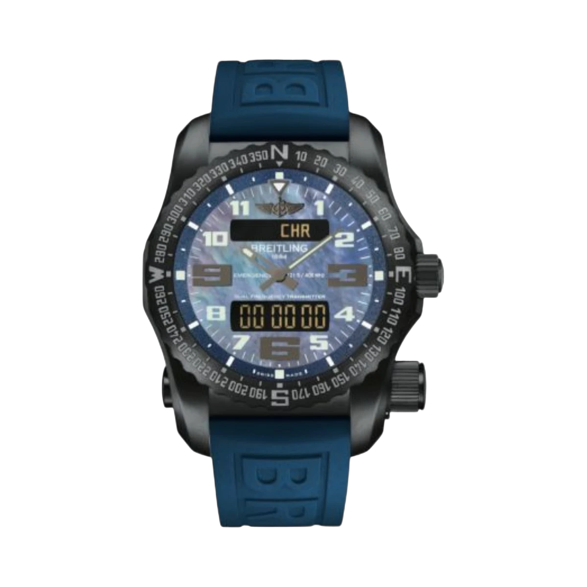 Breitling V7632519/C931/260S/V20DSA.2 PROFESSIONAL EMERGENCY NIGHT MISSION 2016 51MM BLACK TITANIUM (BLUE)