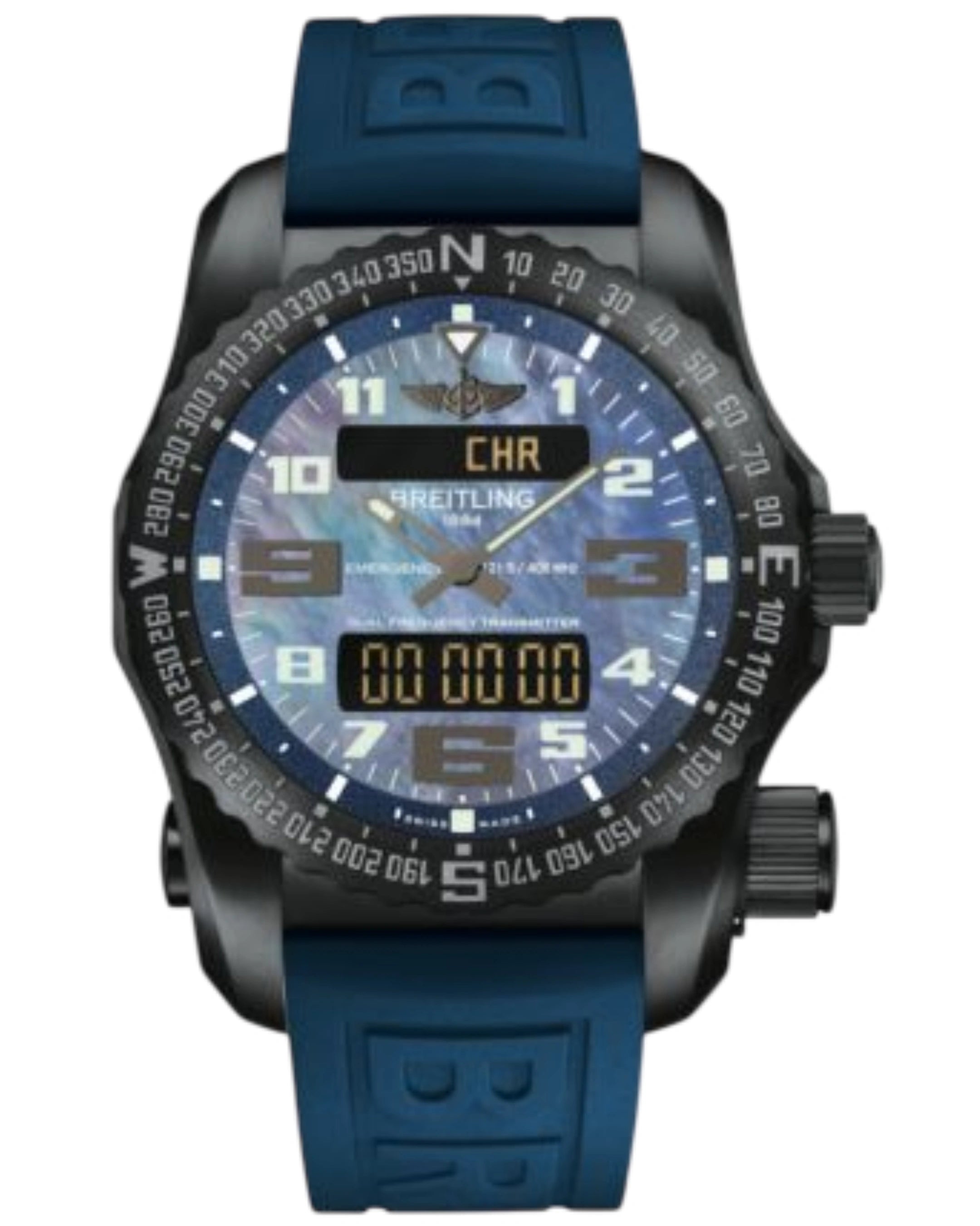 Breitling V7632519/C931/260S/V20DSA.2 PROFESSIONAL EMERGENCY NIGHT MISSION 2016 51MM BLACK TITANIUM (BLUE)