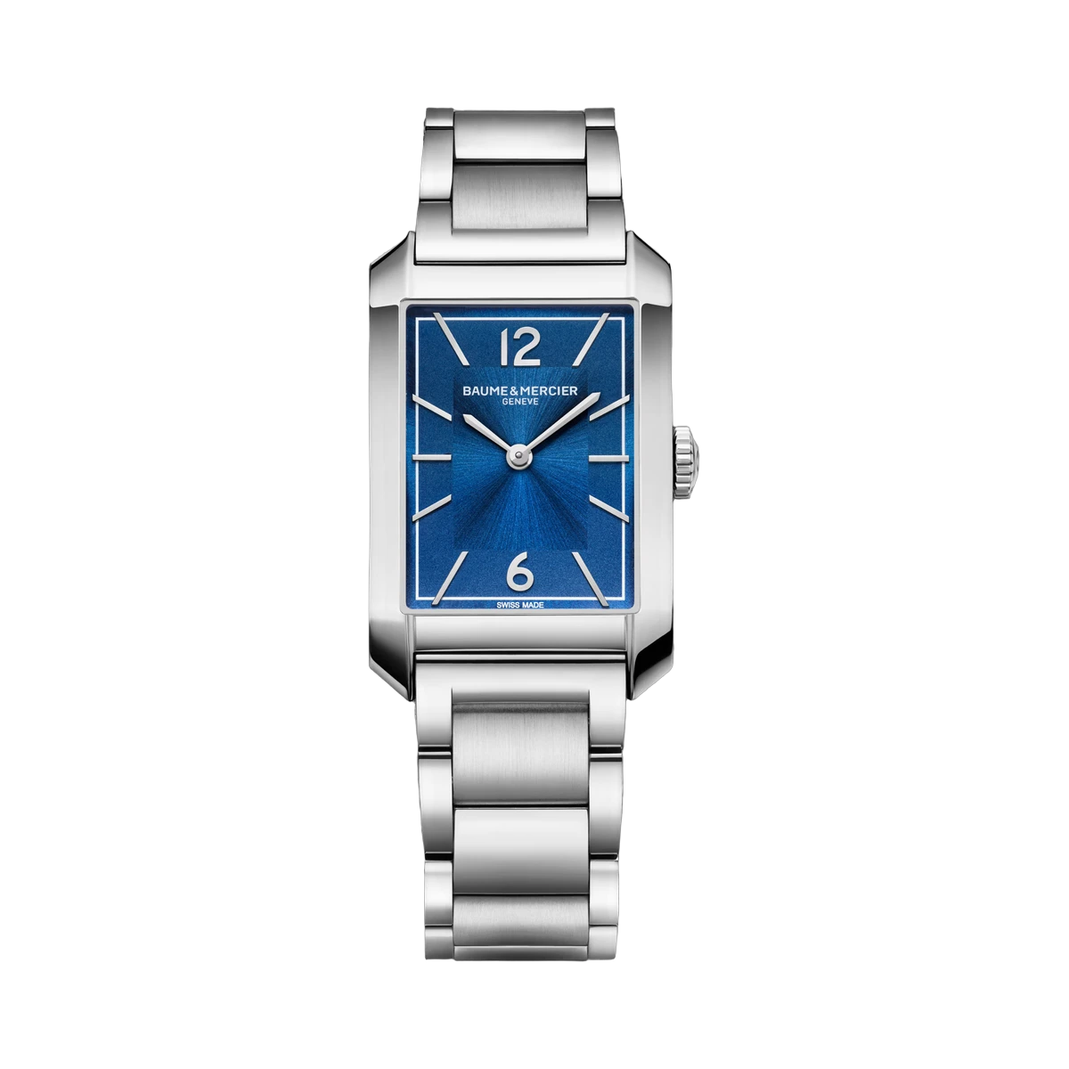 Baume & Mercier Hampton M0A10754 Quartz Night Blue Watch Stainless Steel