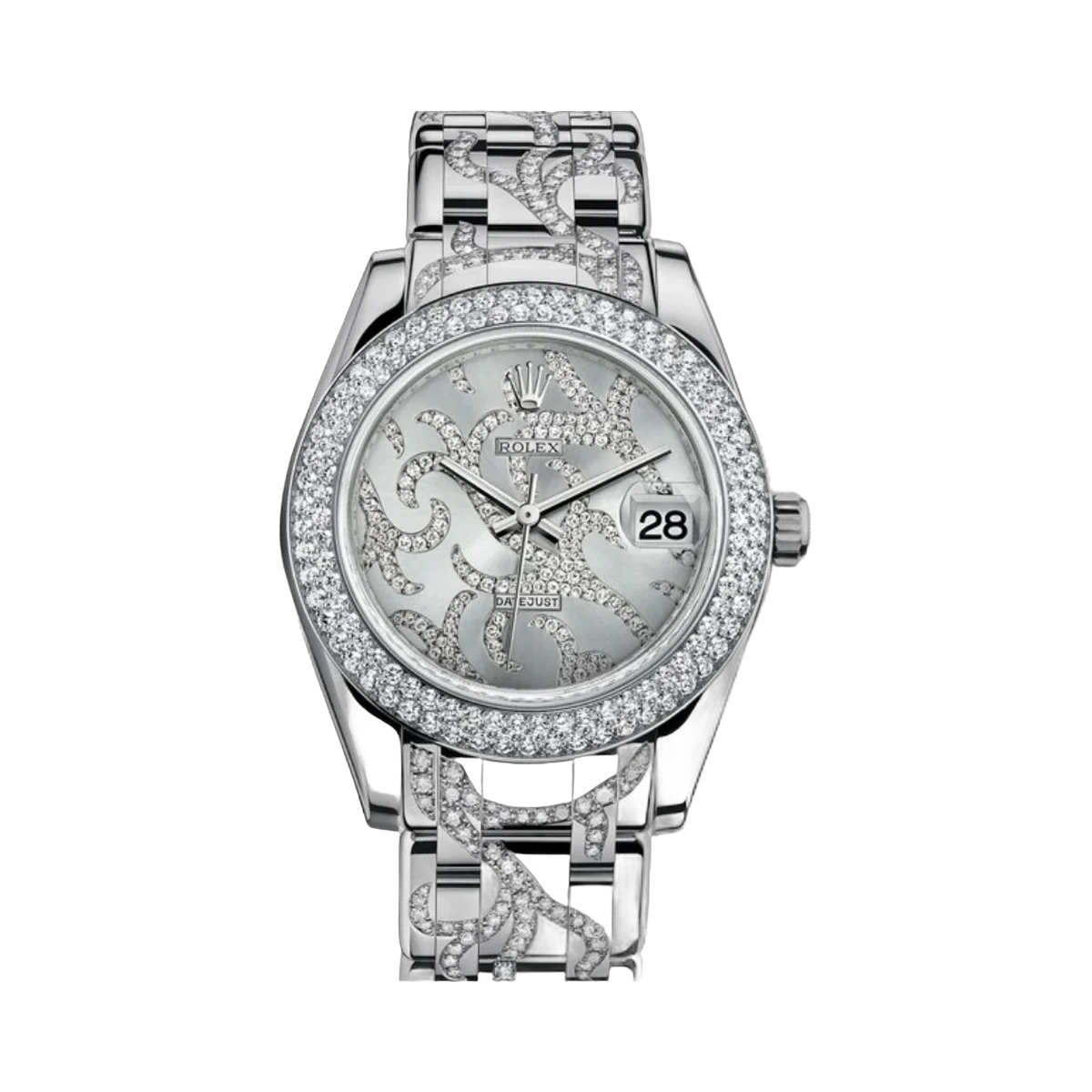劳力士 Datejust 811159 白金灰色表盘 34 毫米女士手表