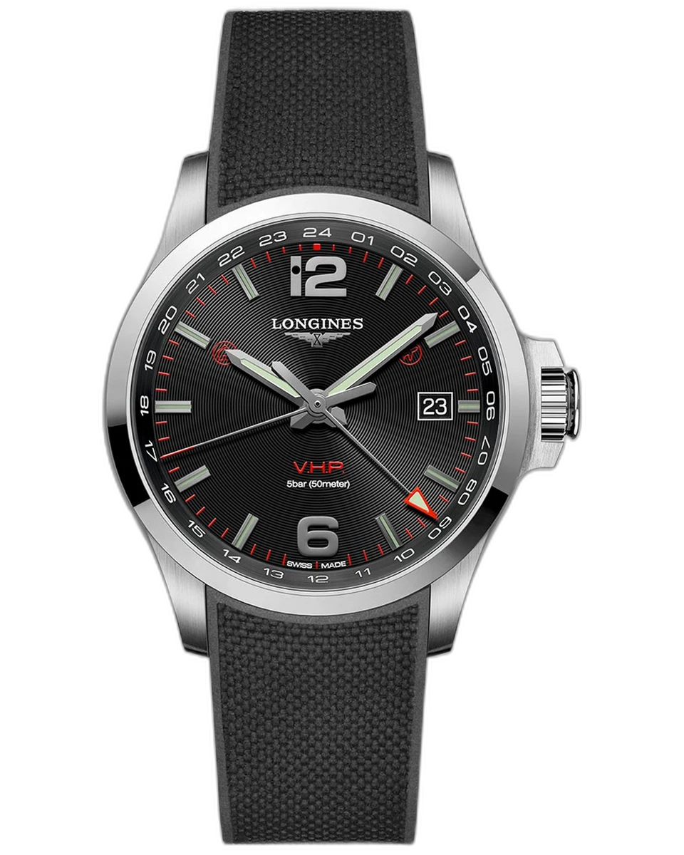 Longines Conquest VHP L37284569 43MM Black Dial Stainless Steel