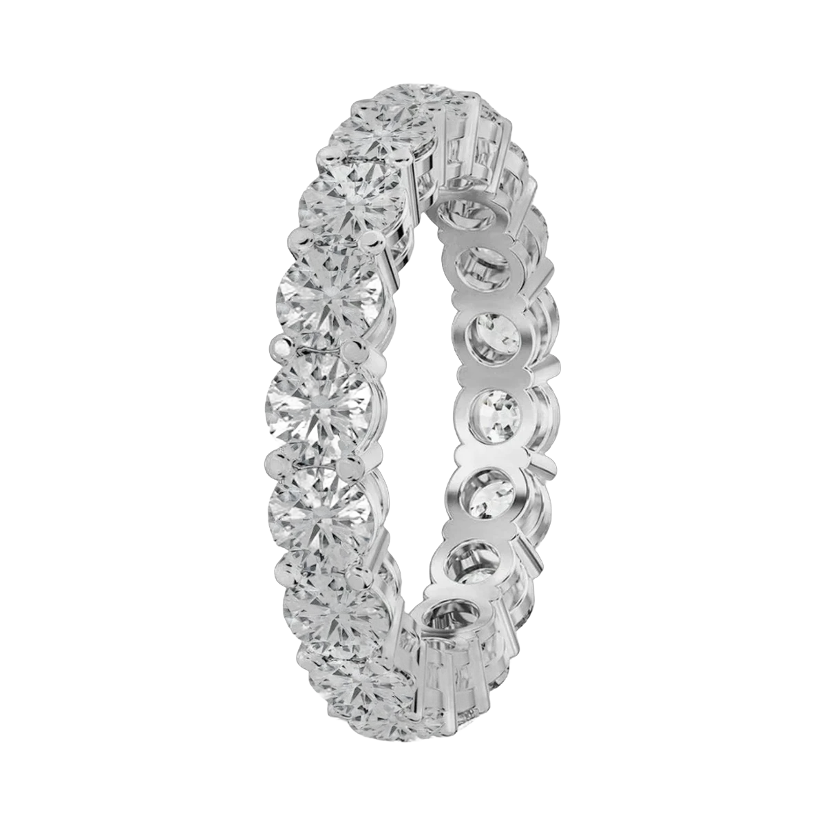 RD. Eternity Band-20 Pointer-3.62CTS-HRD-F-G/VVS-VS,67420R,Total Wt - 4.21gm