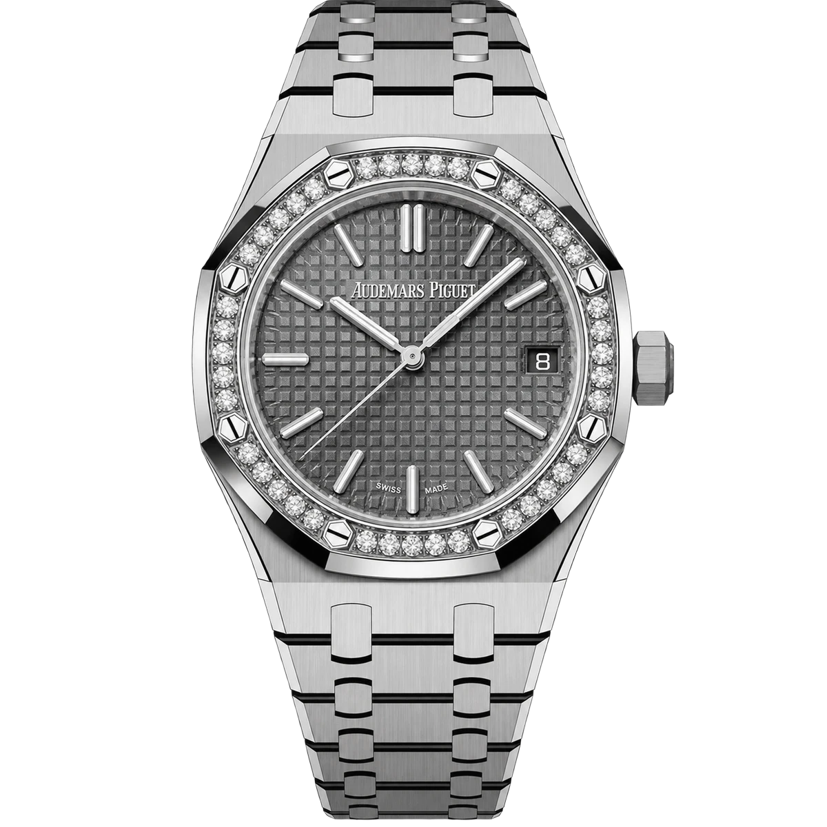 Audemars Piguet Royal Oak Selfwinding 37mm Diamond Bezel 15551ST.ZZ.1356ST.06
