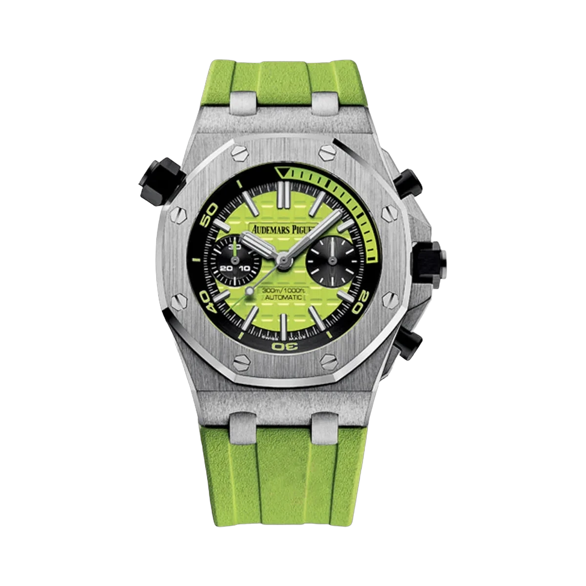Audemars Piguet Royal Oak Offshore Diver 26703ST.OO.A038CA.01 Chronograph 42mm Grün Limitiert