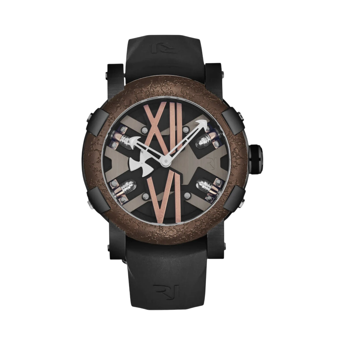 Romain Jerome Steampunk RJ.ST.AU.103.20 46mm Automatic Black Dial Watch
