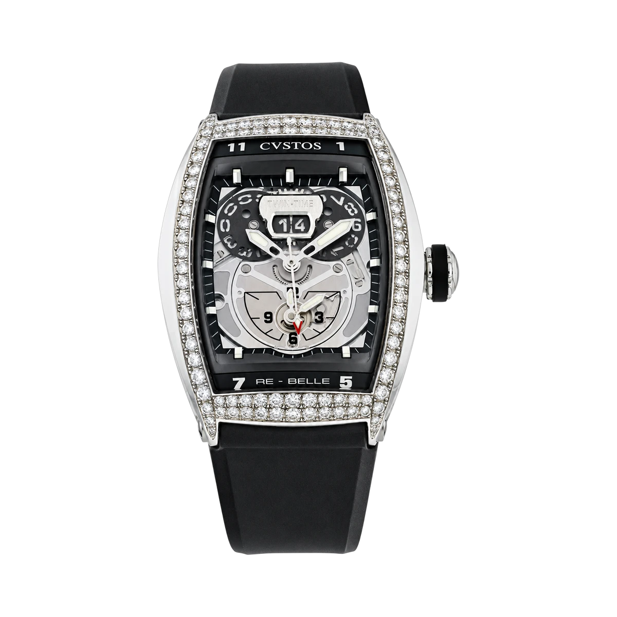 Cvstos Challenge Re-Belle 243 ST Twin-Time Automatic Big Date Diamond 243 ST