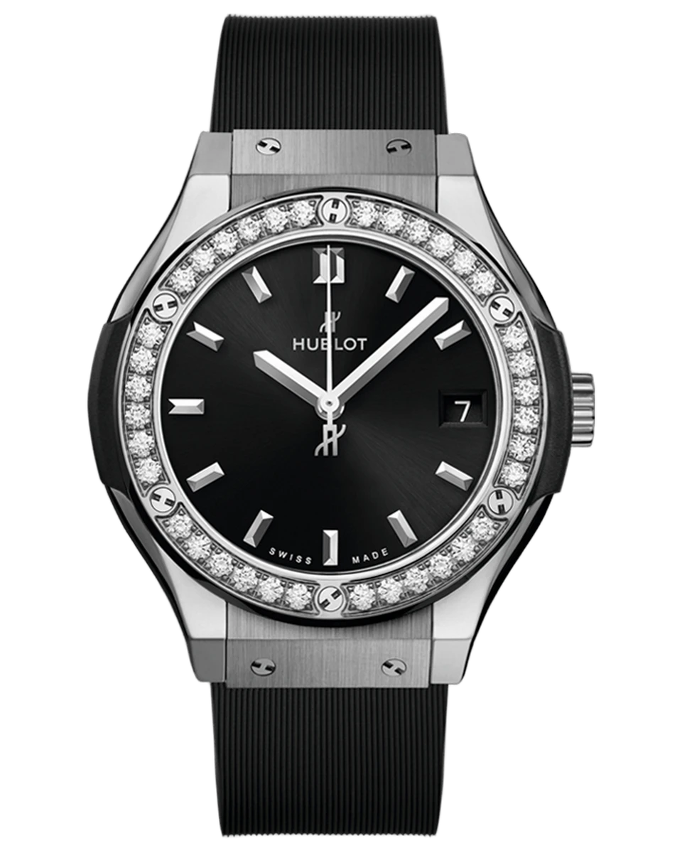 Hublot Classic Fusion 581.NX.1470.RX.1104 Titanium Diamond Quartz 33mm