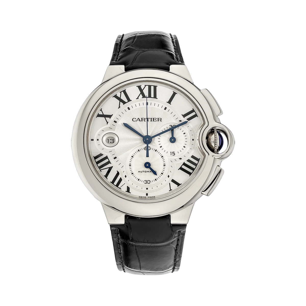 Cartier Ballon Bleu W6920005 Chronograph XL 18K White Gold 47mm