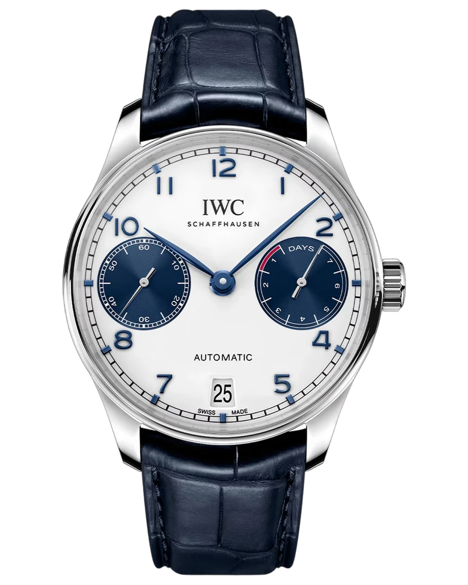 IWC Schaffhausen Portugieser Automatic White Dial IW500715 42.5mm Stainless Steel