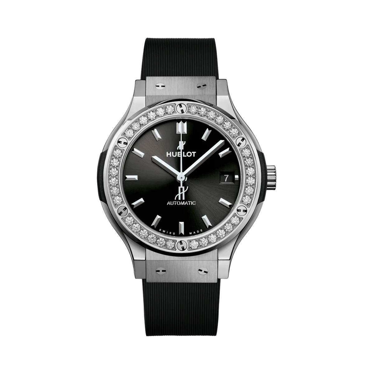 Hublot Classic Fusion 565.NX.1470.RX.1204 Titanium Diamonds Automatic 38mm