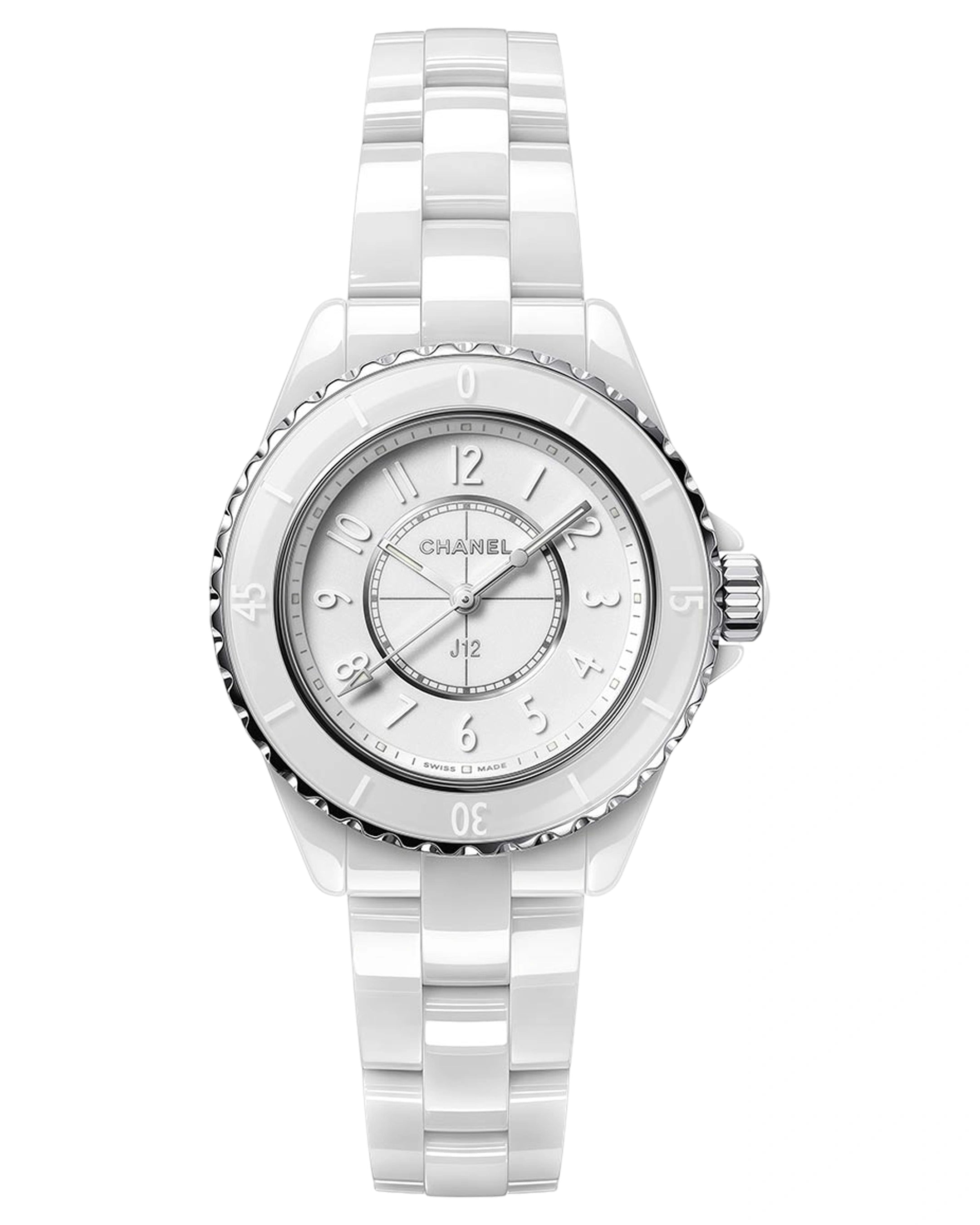 Chanel J12 Phantom h6345 Quartz White Ceramic 33mm
