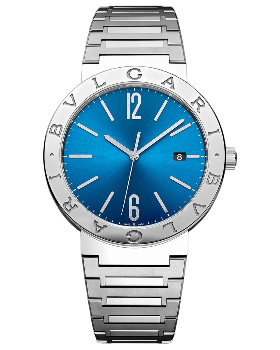 Bvlgari Automatic Blue Dial 103720 41MM Stainless Steel