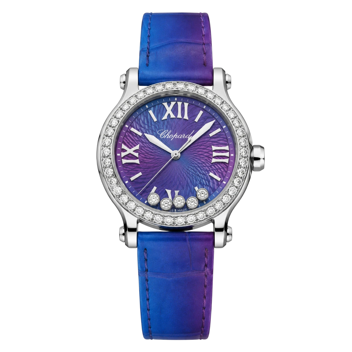 Chopard 278608-3006 HAPPY SPORT 33M LUCENT STEEL DIAMOND BEZEL AUTOMATIC 33MM STAINLESS STEEL