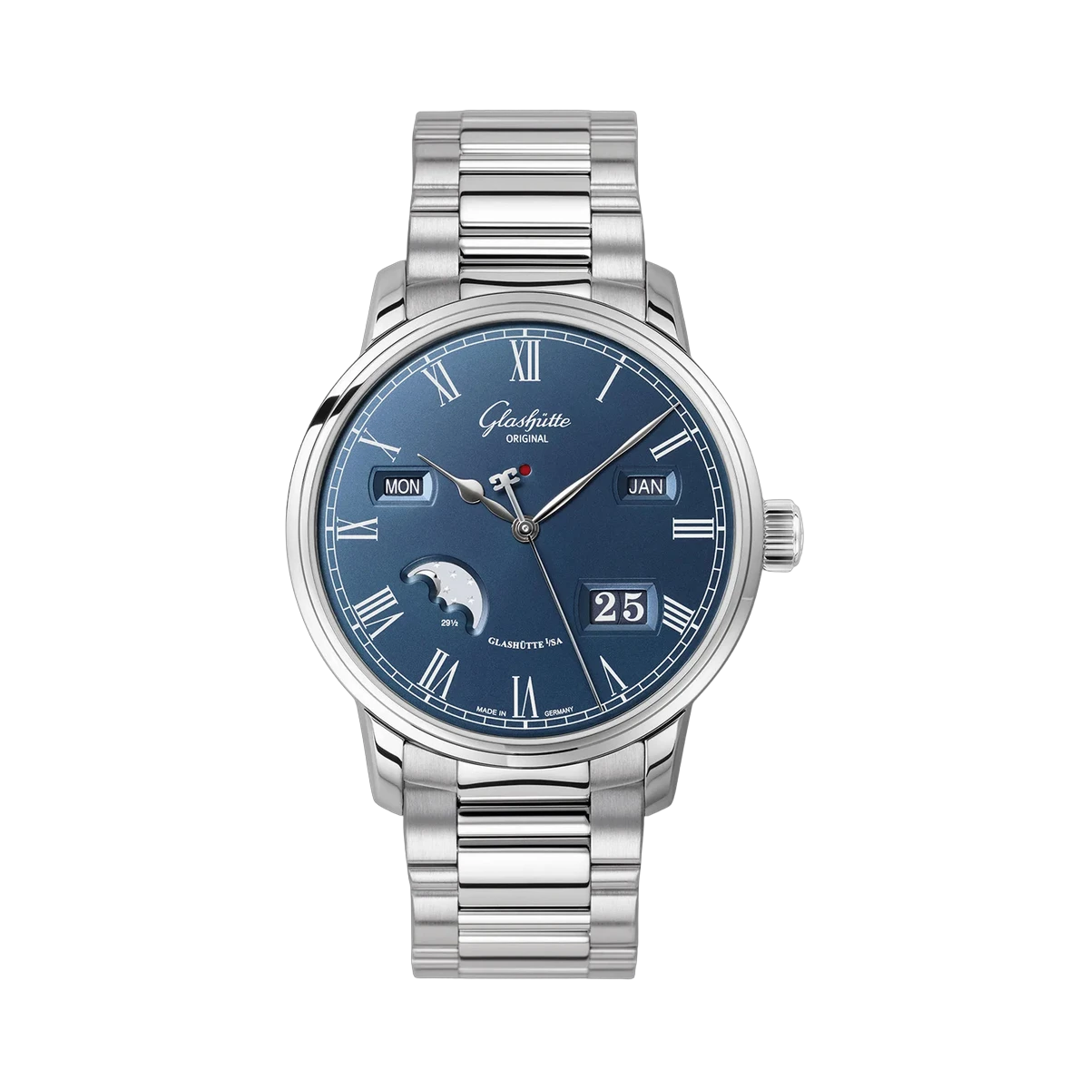 Glashutte Original Senator 100-02-07-12-70 Perpetual Calendar 42mm Stainless Steel