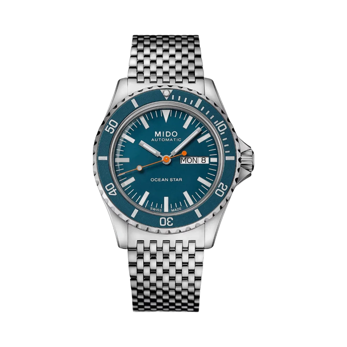 Mido Ocean Star Tribute M026.830.11.041.00 Stainless Steel 40.5mm Blue Dial Men's Watch