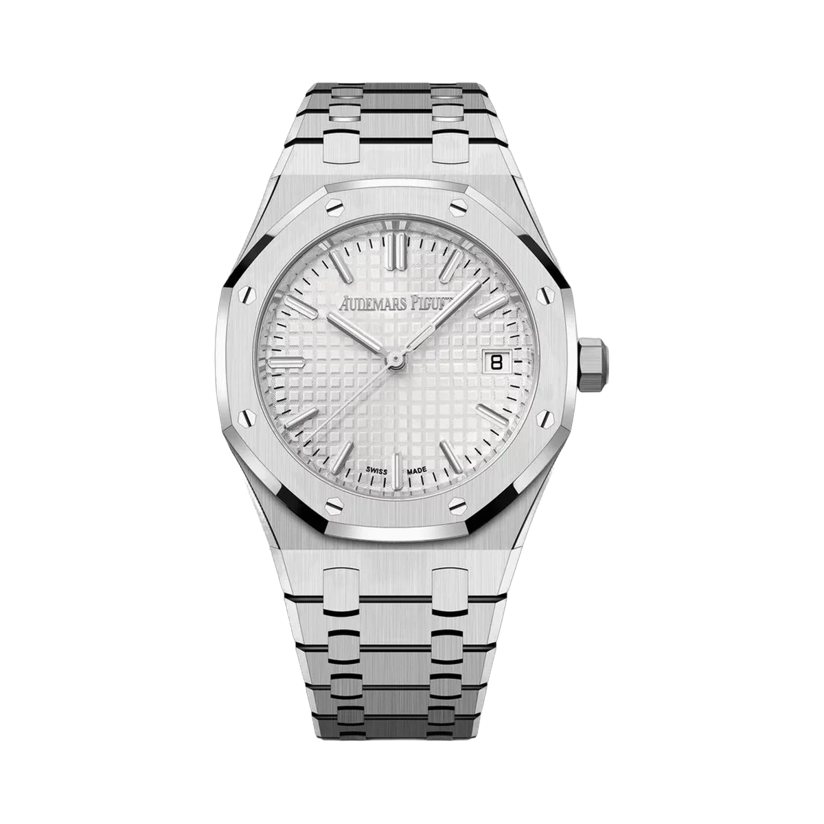 Audemars Piguet Royal Oak 77450ST.OO.1361ST.01 Edelstahl 34mm Silber Zifferblatt Damenuhr