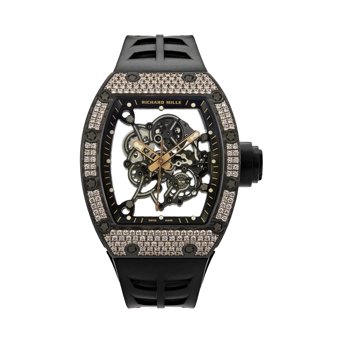 Richard Mille RM 055 RG CA TPT Bubba Watson 镶钻黑色版