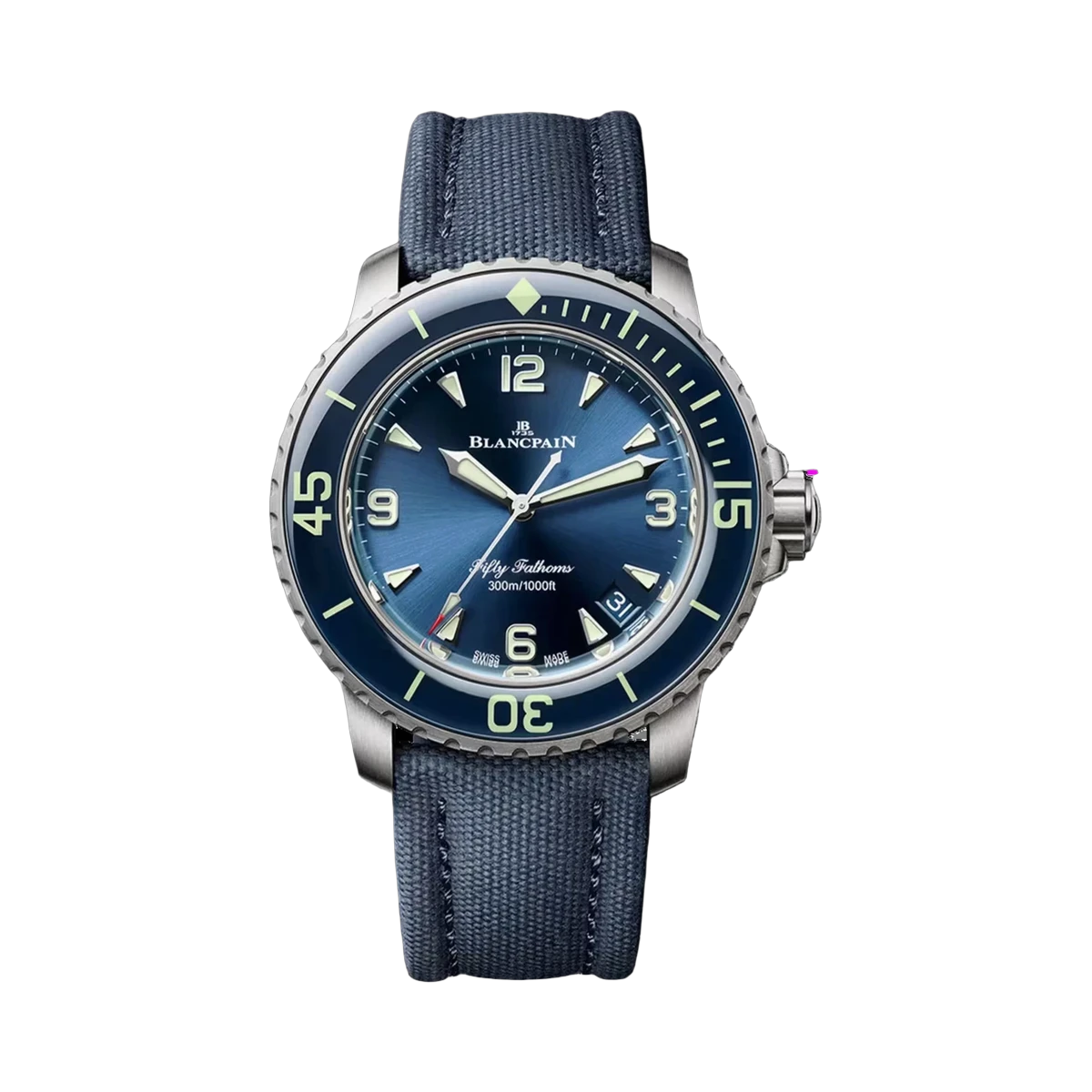 Blancpain Fifty Fathoms Automatique 501012B40O52B 42.3MM Titanium Blue Dial