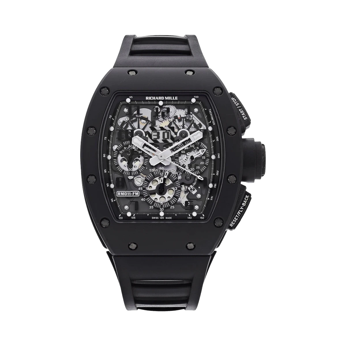 Richard Mille RM011 CA-TZP Felipe Massa Black Phantom Flyback Chronograph