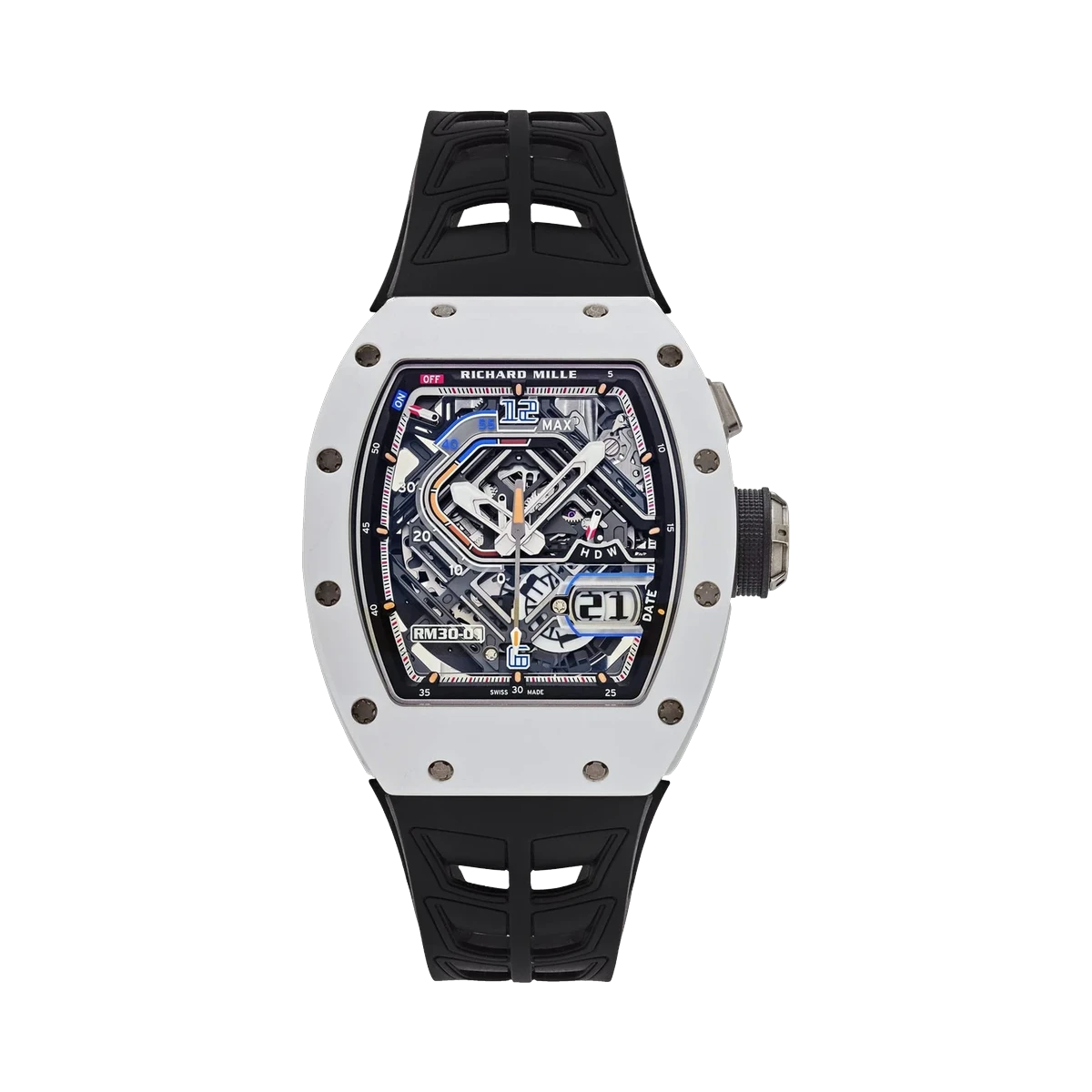 Richard Mille RM 30-01 Declutchable Rotor White Ceramic Titanium RM 30-01