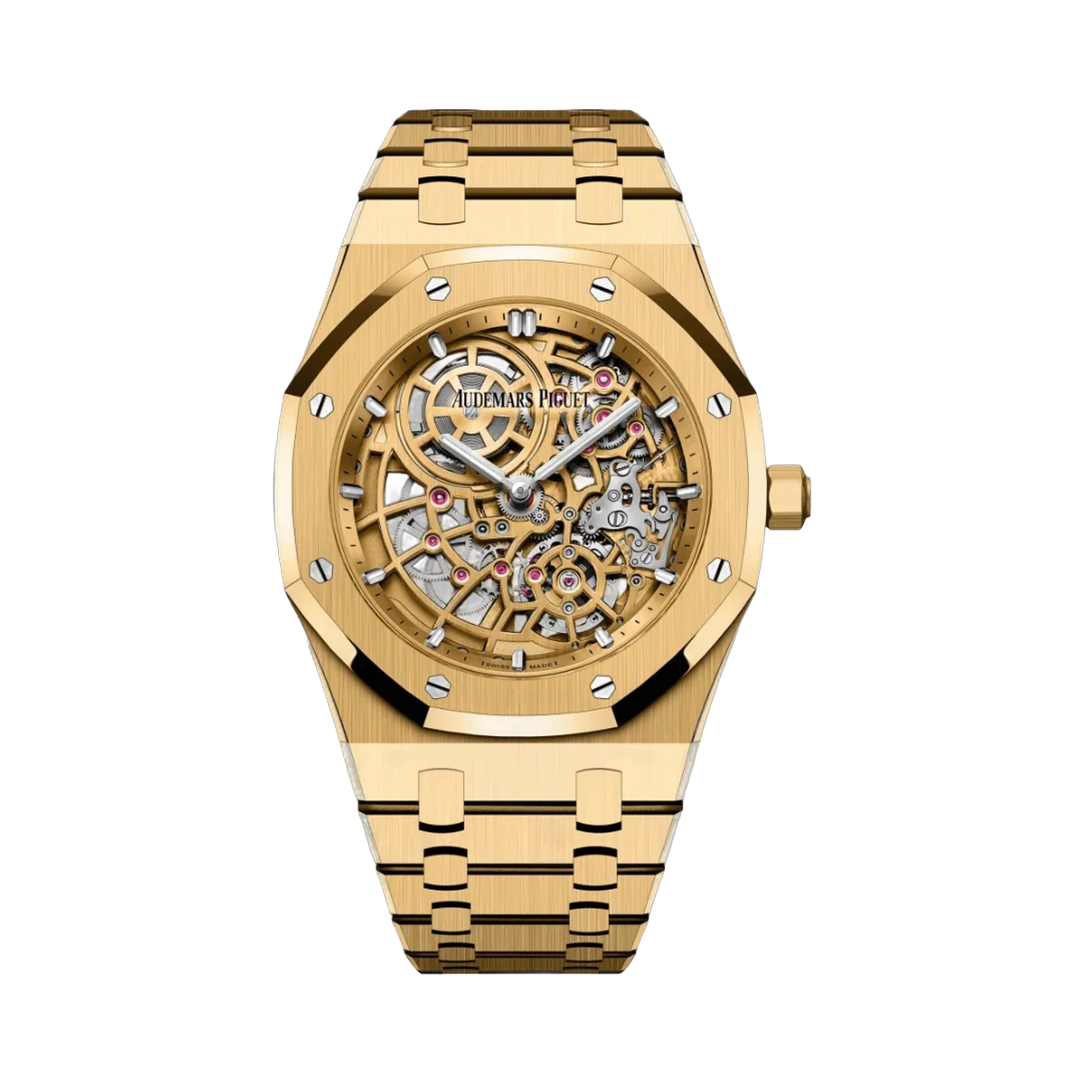 Audemars Piguet Royal Oak 16204BA.OO.1240BA.01 „Jumbo“ Extra-Dünn Skelettiert
