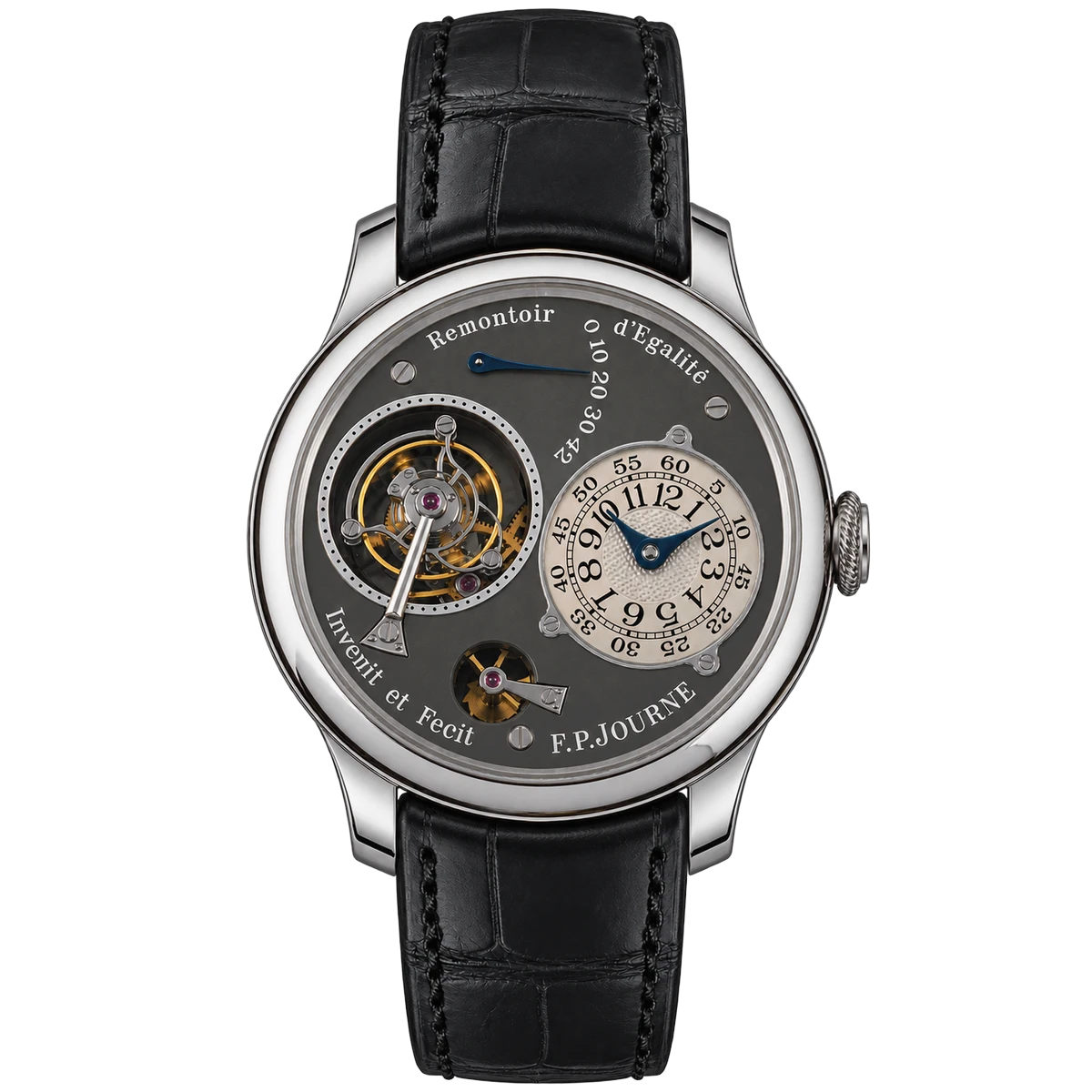 F.P. Journe Tourbillon Souverain TV 1519 Platin 20. Jubiläum 42mm Braunes Zifferblatt Herrenuhr