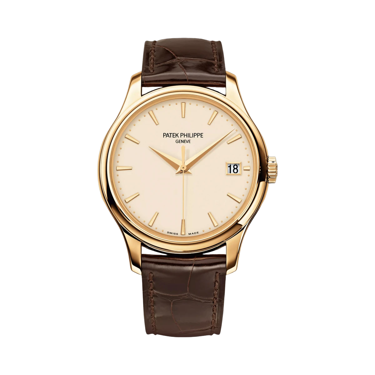 Patek Philippe Calatrava 5227J-001 Date Sweep Seconds Selfwinding 39mm 18K Yellow Gold