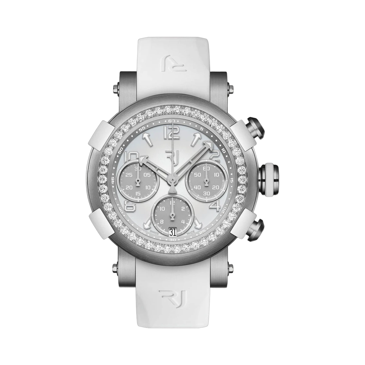 Romain Jerome Arrow Marine 1M42C.TTTR.2520.RB.1101 45MM Titanium White Rubber
