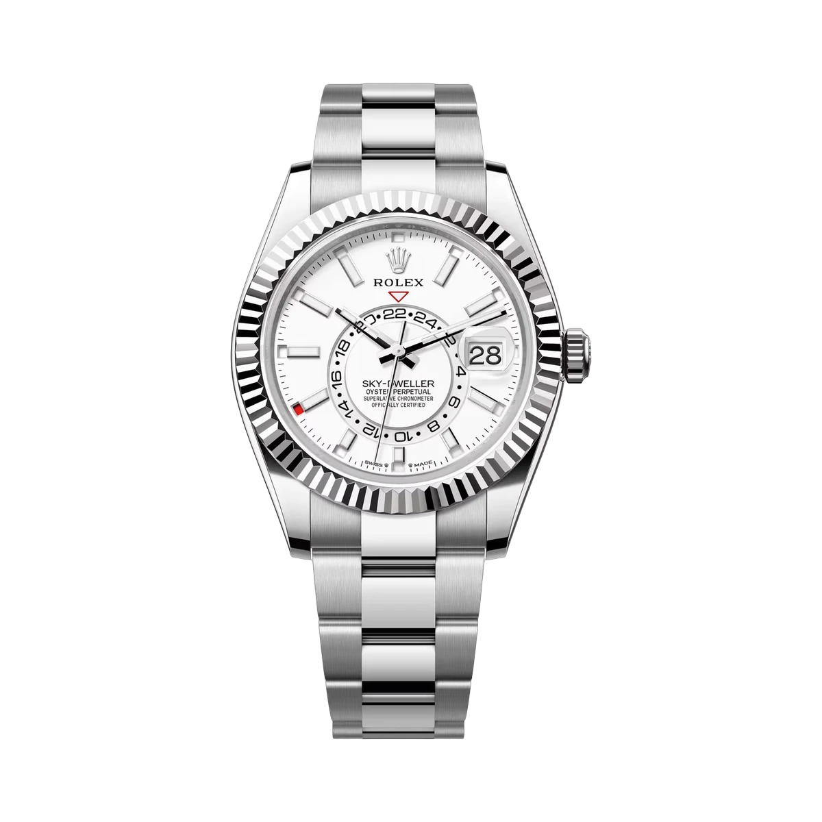 Rolex Sky Dweller 336934-0001 Weißgold Mintgrünes Zifferblatt 42mm Herrenuhr
