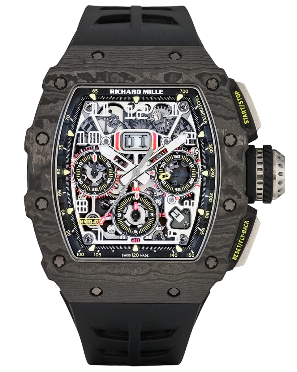 Richard Mille RM11-03 CA TPT Flyback Chronograph Ntpt Carbon Dial