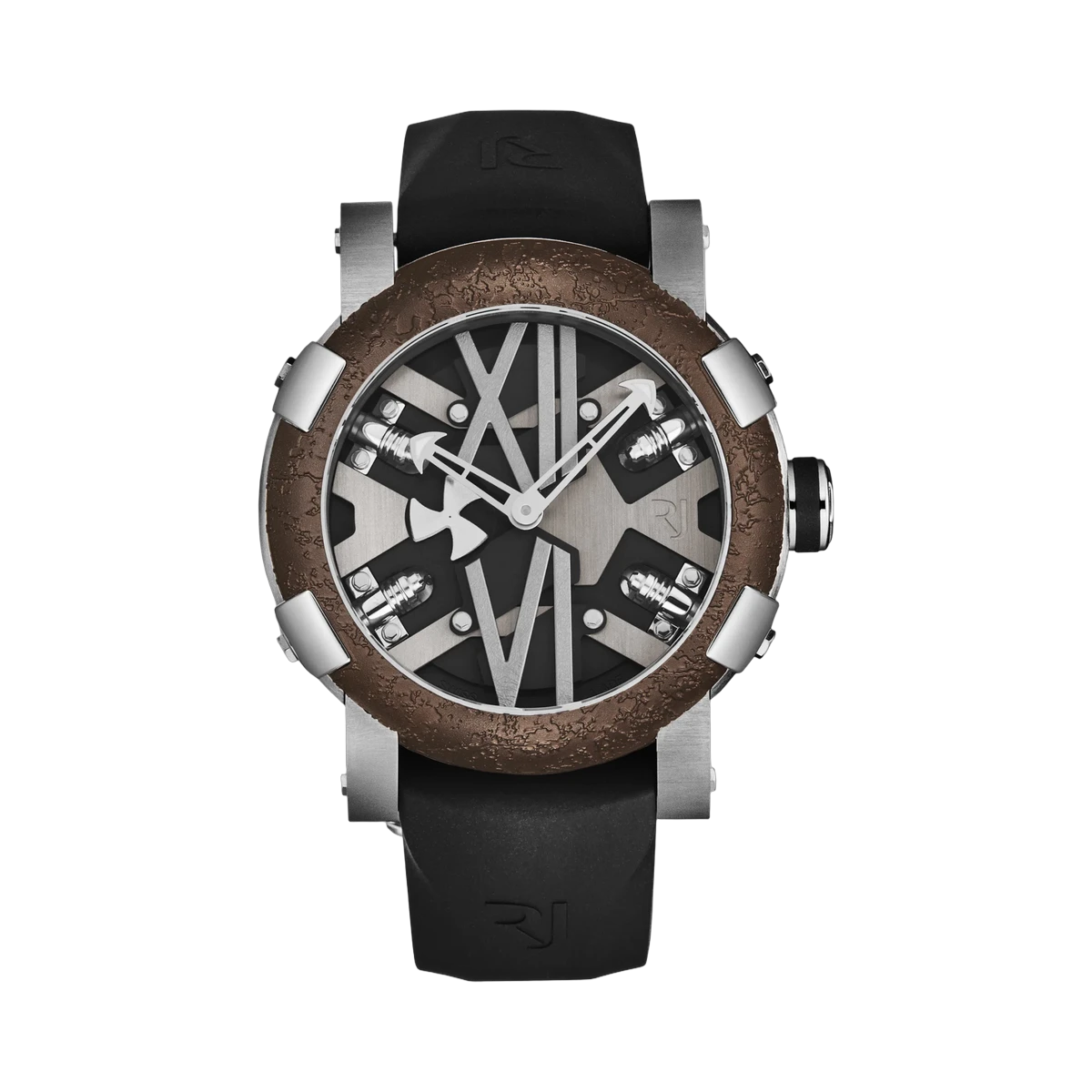 Romain Jerome Steampunk RJ.ST.AU.101.10 46MM Stainless Steel Grey Dial