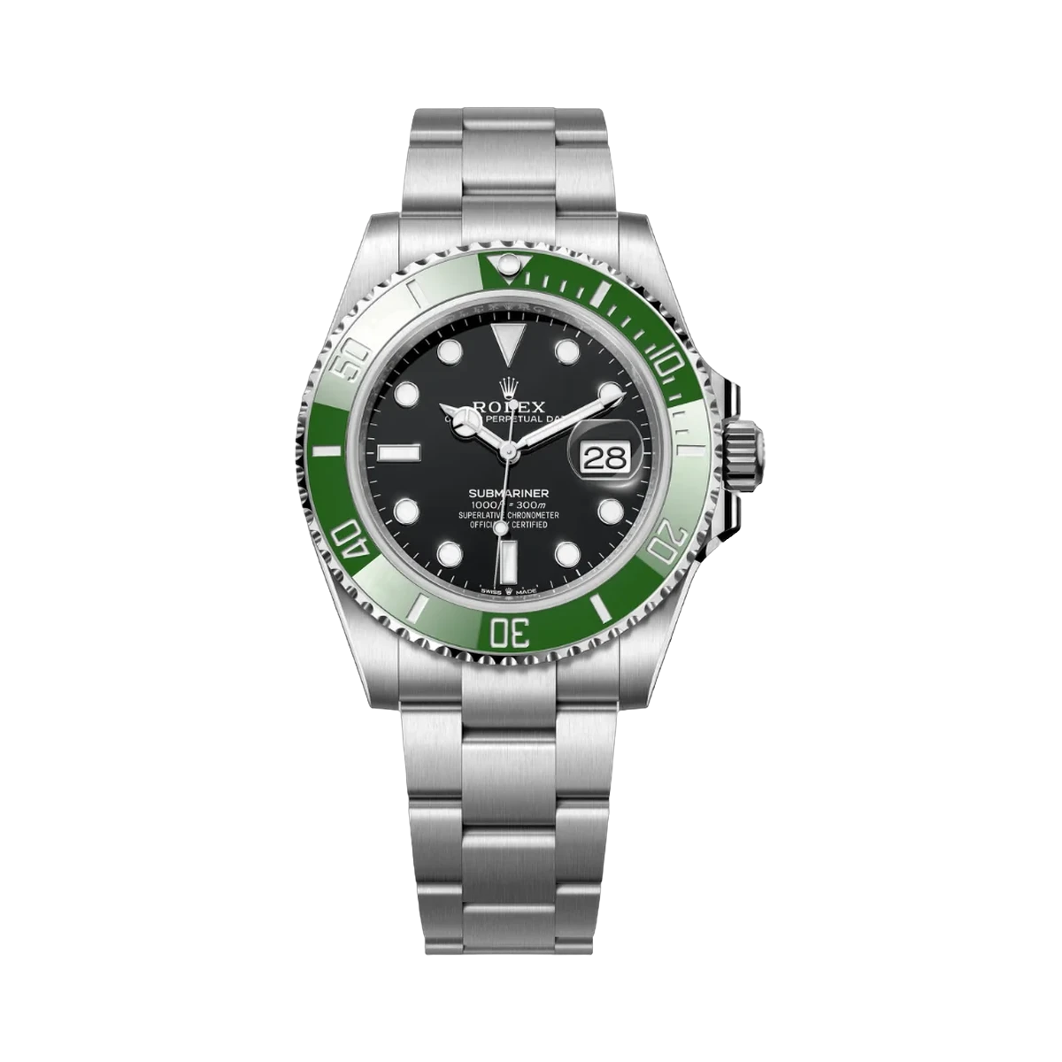 Rolex Oyster Perpetual Submariner 126610LV-0002 Kermit/Starbucks 41Mm Stainless Steel