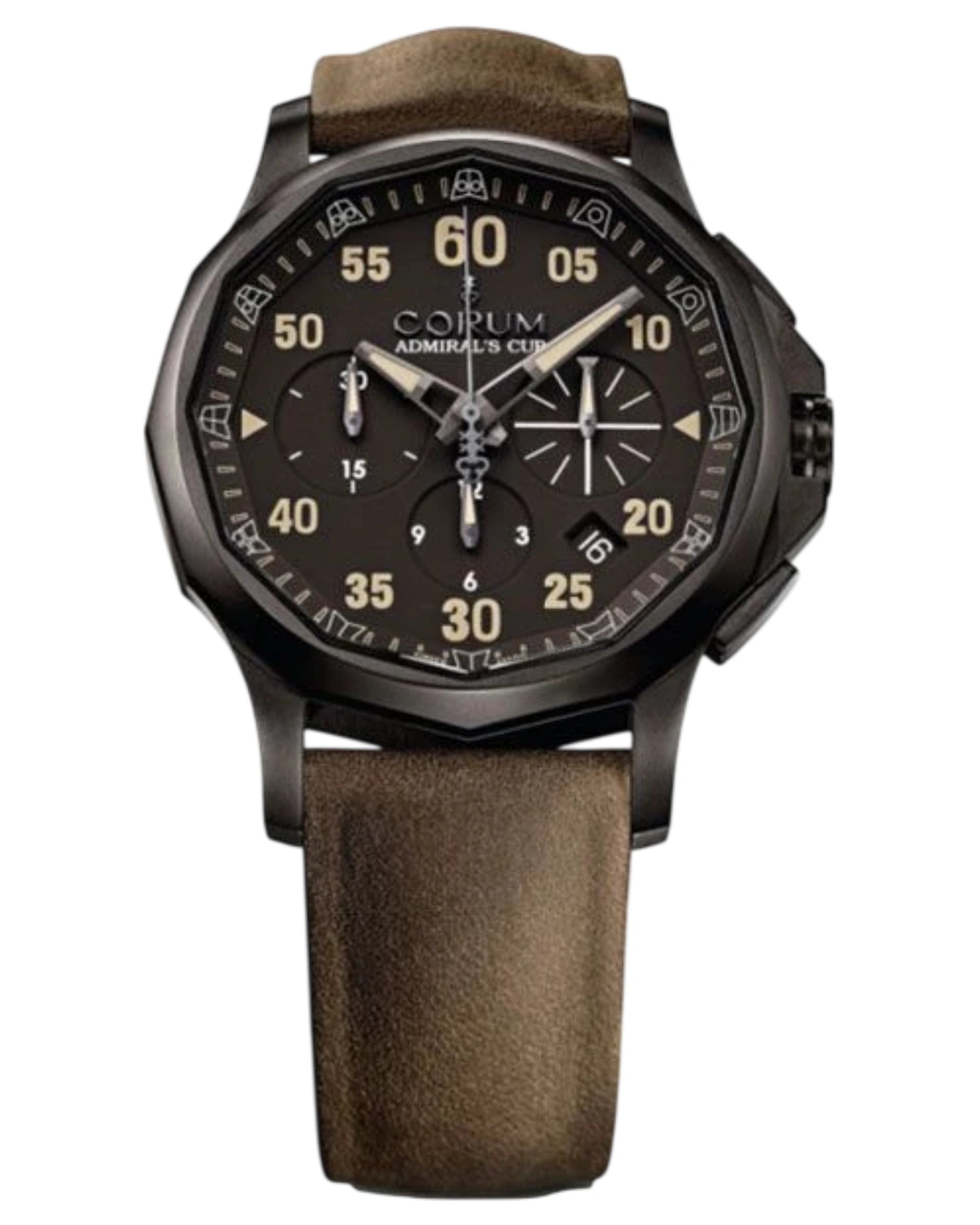 Corum Admiral Cup Legend 42 Military Chronograph 984.101.98 PVD