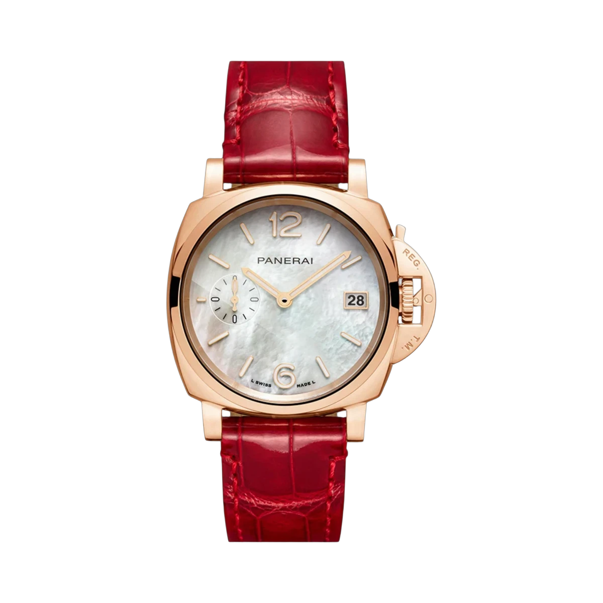 Panerai Luminor Due PAM01280 Goldtech MOP Dial 38mm 18K Rose Gold