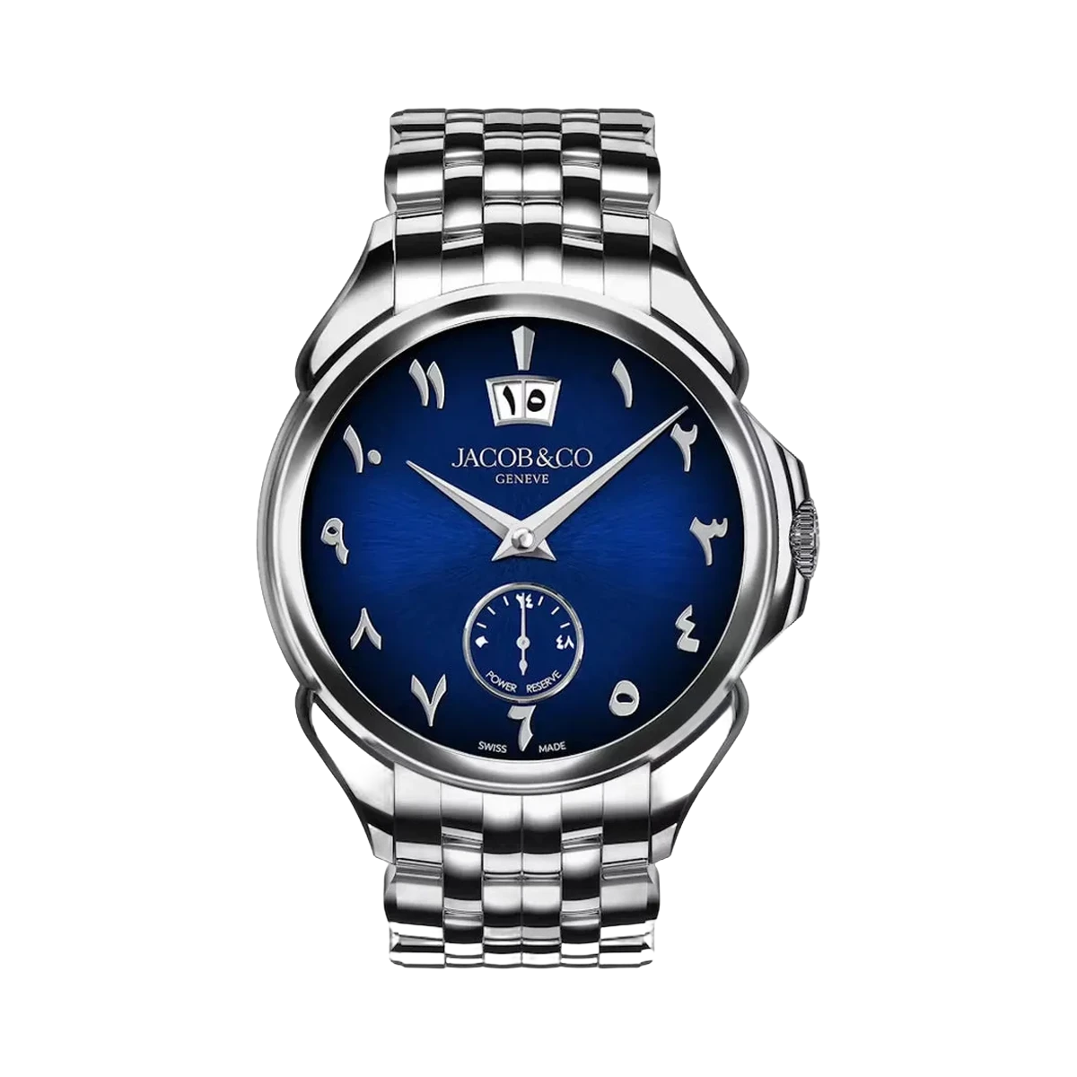 Jacob & Co. Palatial Classic PC400.10.AA.AF.A10AA Stainless Steel 42mm Blue Dial Men's Watch