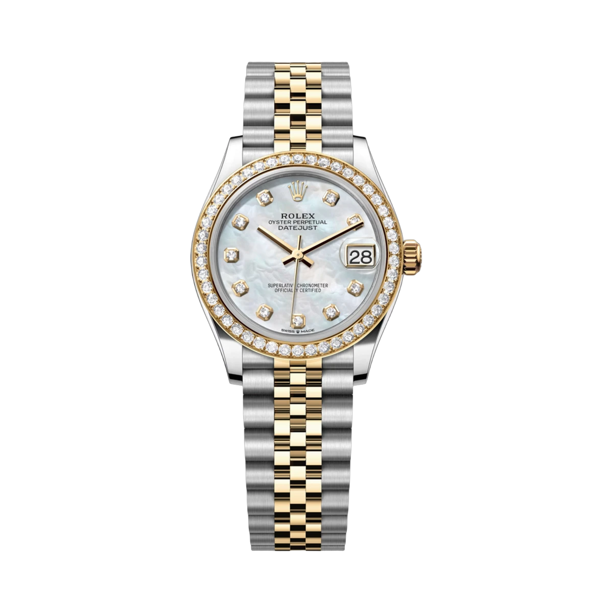 Rolex Datejust 278383RBR 0028 MOP Dial 31mm Ladies Watch