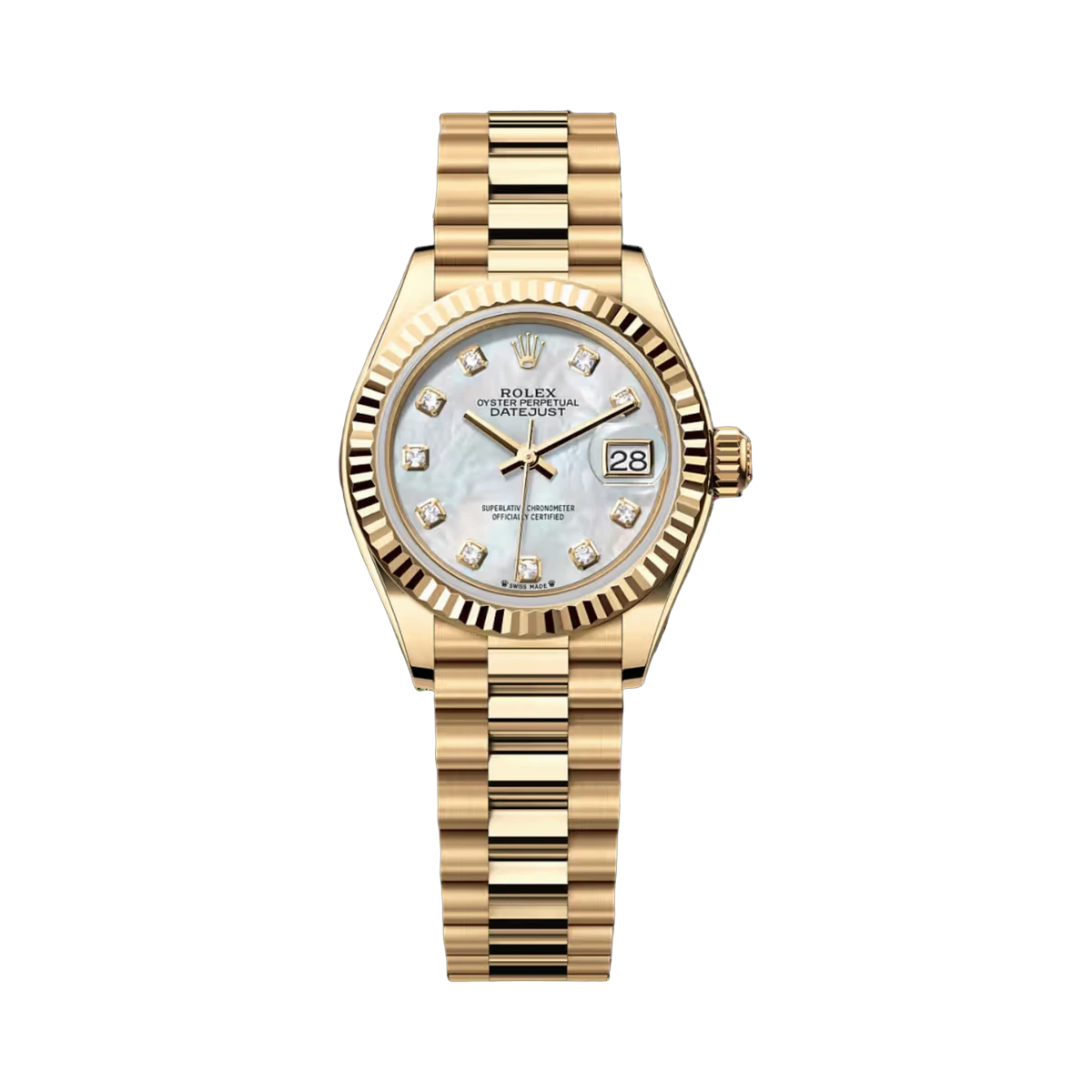 Rolex Datejust 279178 MDJ MOP Dial 28mm Ladies Watch
