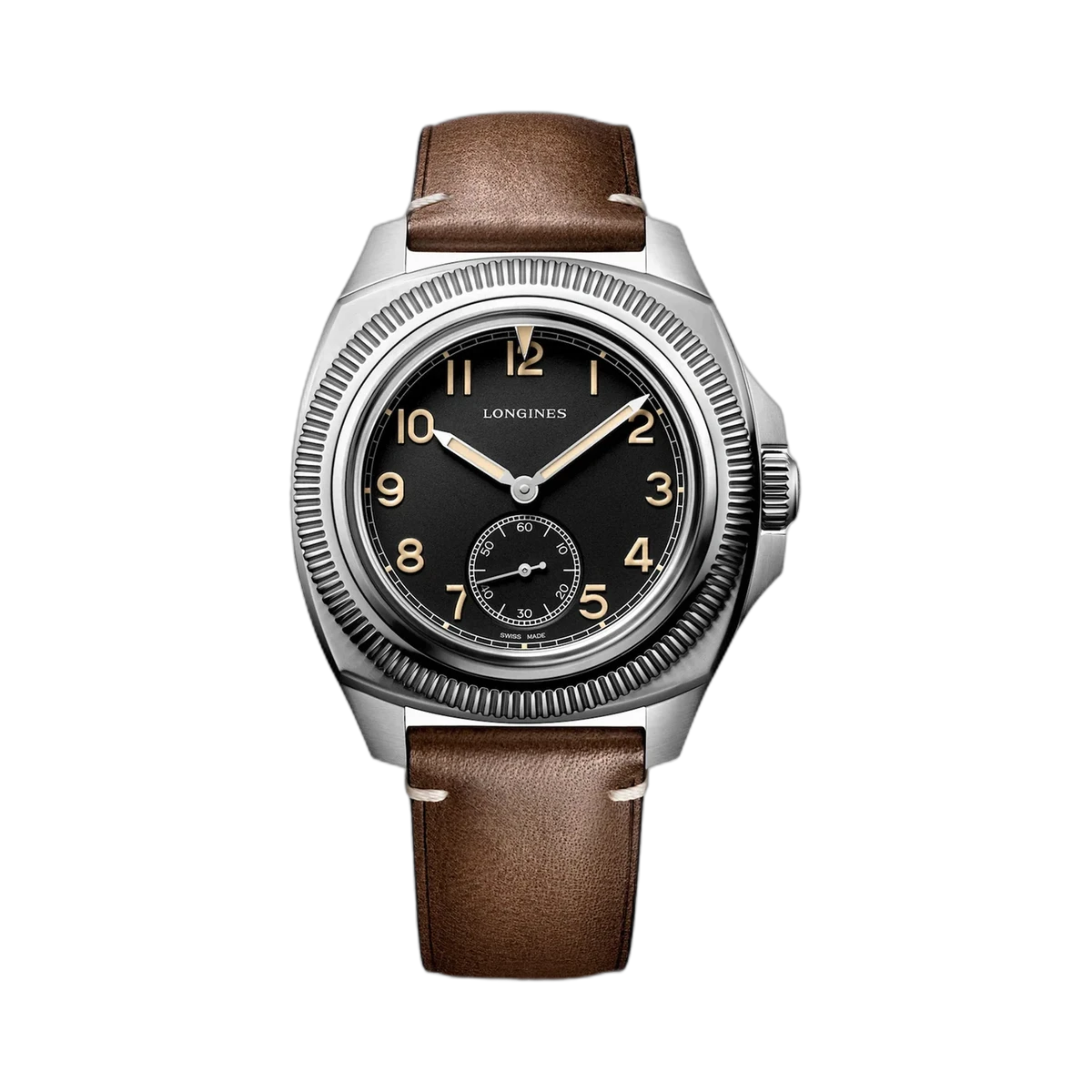 Longines Pilot Majetek L28384539 Automatic Stainless Steel 43mm Black Dial Mens Watch