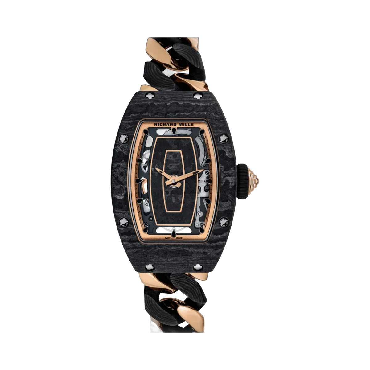 Richard Mille RM07-01 RG-CA Automatic Openlink RG & Carbon TPT Bracelet