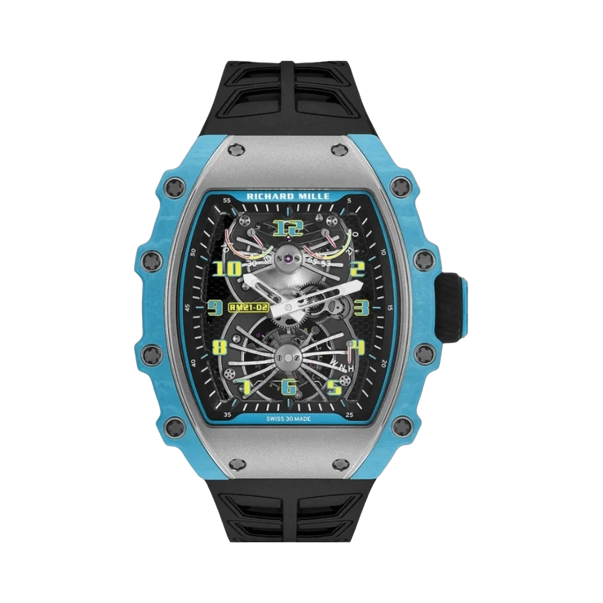Richard Mille RM 21-02 Blue Manual Winding Tourbillon Aerodyne Limited 50 Pieces