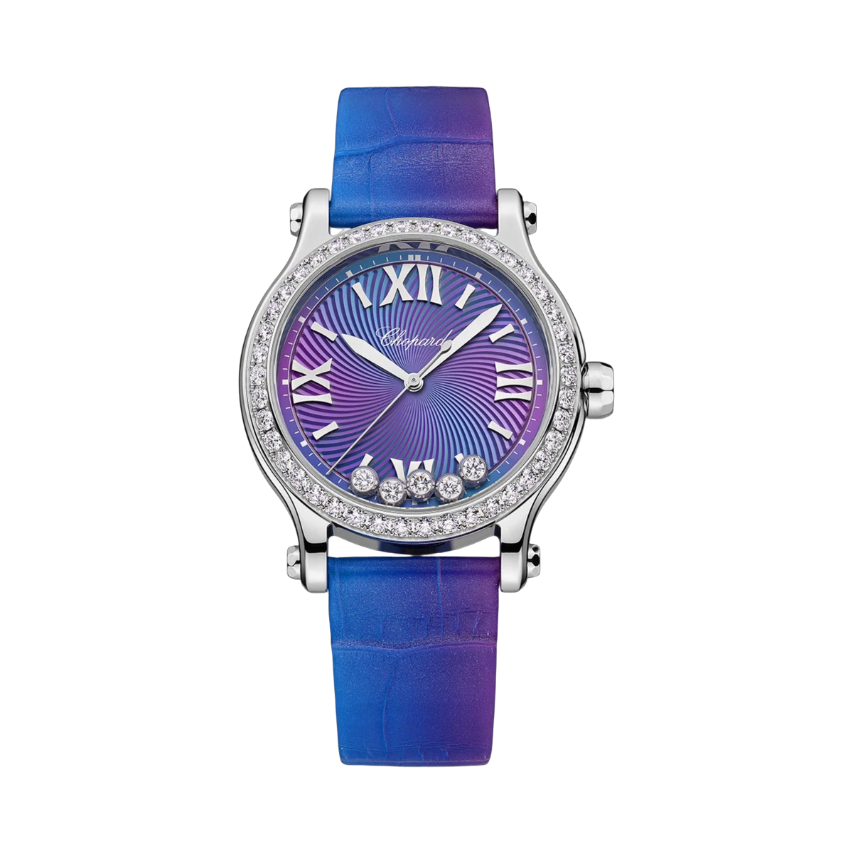 Chopard 278608-3006 HAPPY SPORT 33M LUCENT STEEL DIAMOND BEZEL AUTOMATIC 33MM STAINLESS STEEL