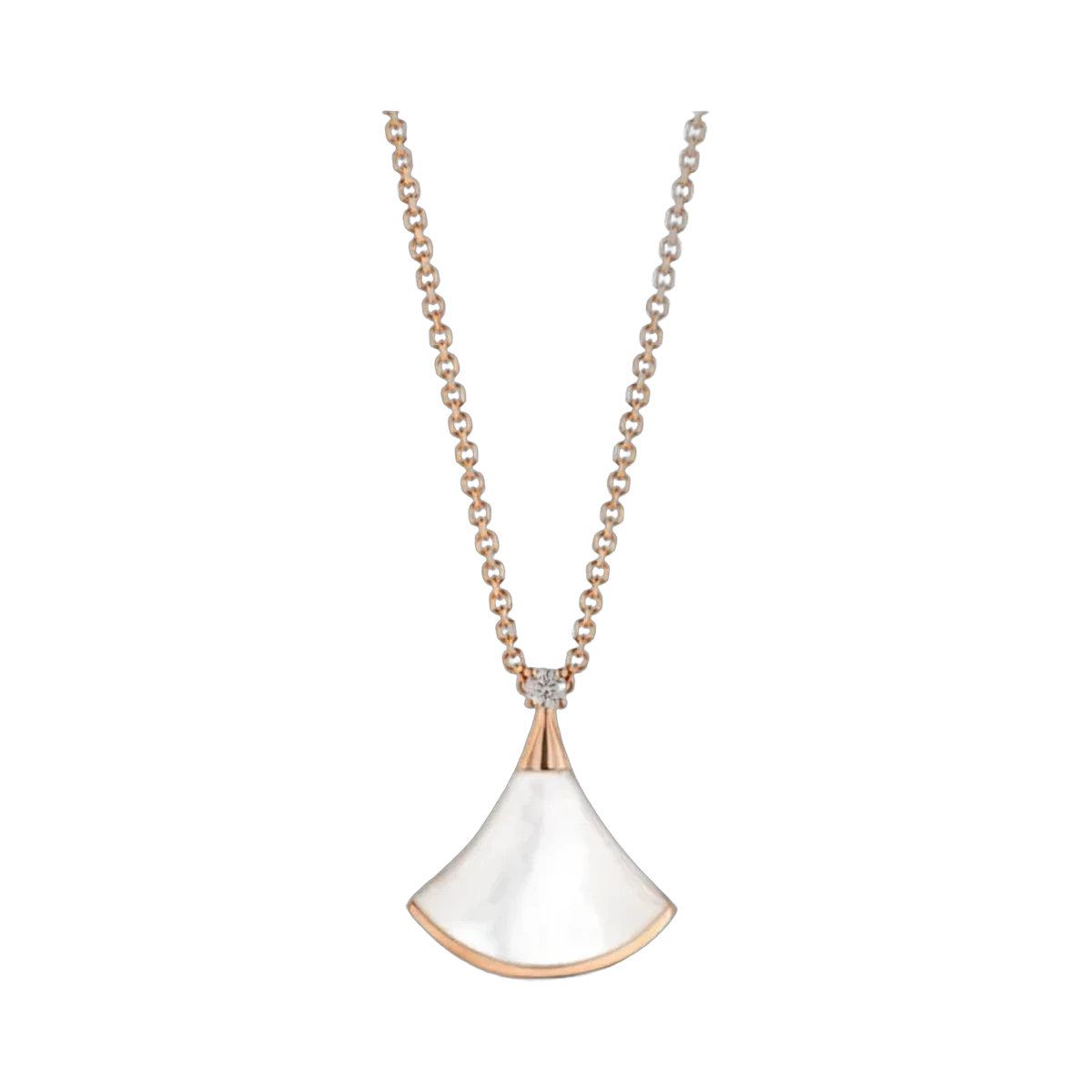 Bvlgari Divas 350581 Dream Necklace 18Kt Rose Gold With Diamond Pendant