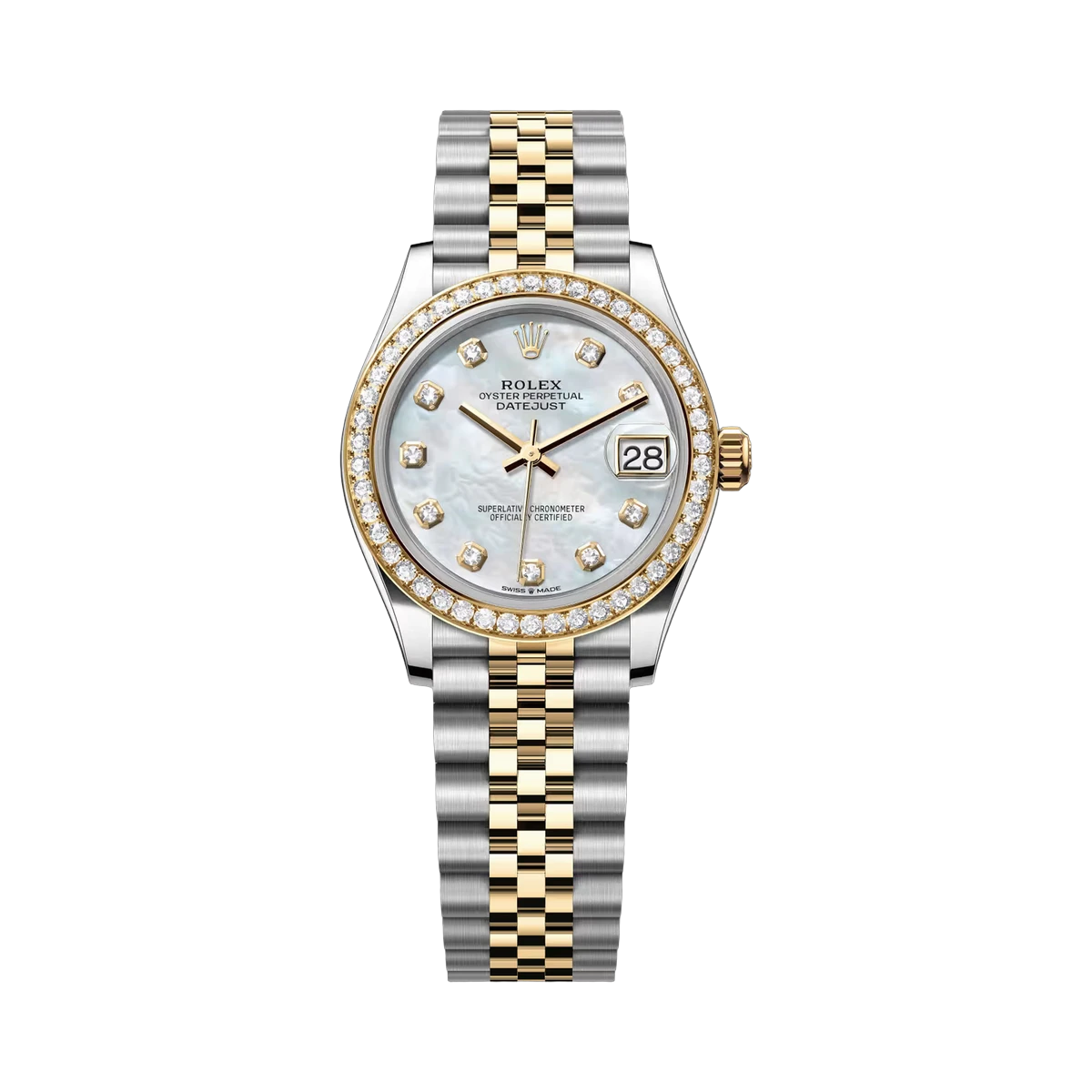 Rolex Datejust 278383RBR 0028 MOP Dial 31mm Ladies Watch