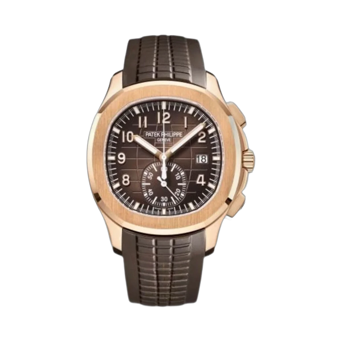 Patek Philippe Aquanaut 5968R-001 Chronograph Brown Dial 18K Rose Gold