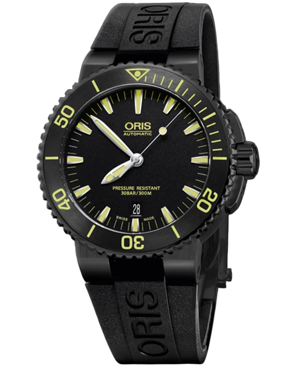 Oris Aquis Date 43M Black Dial 01 733 7653 4722-07 4 26 34BEB 43mm Black PVD
