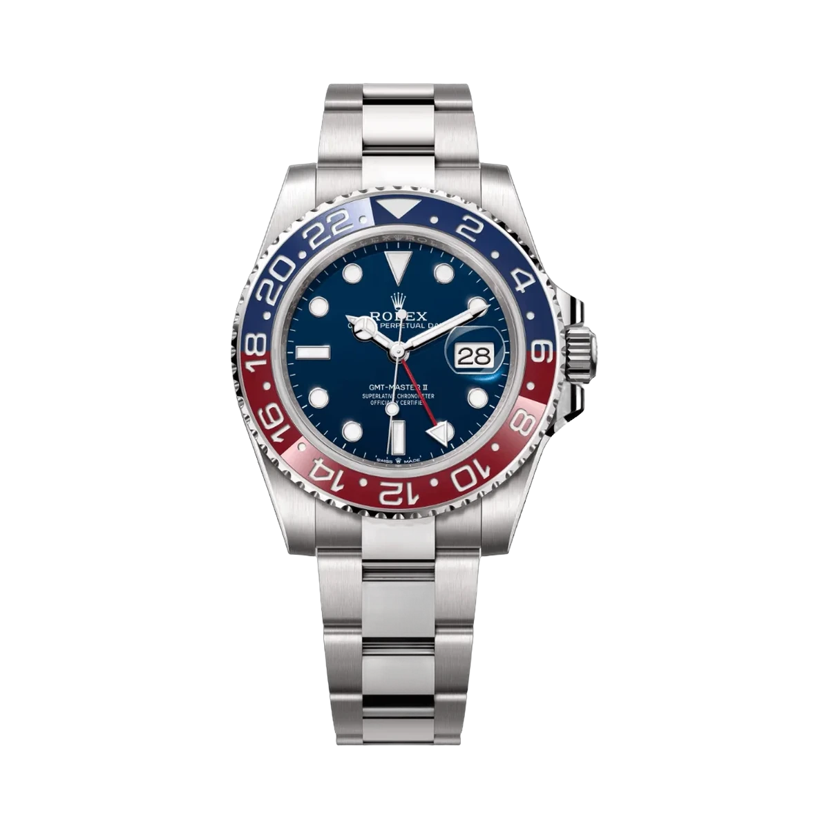 Rolex GMT-Master II 126719BLRO-0003 White Gold Midnight Blue Dial 40mm Men’s Watch.