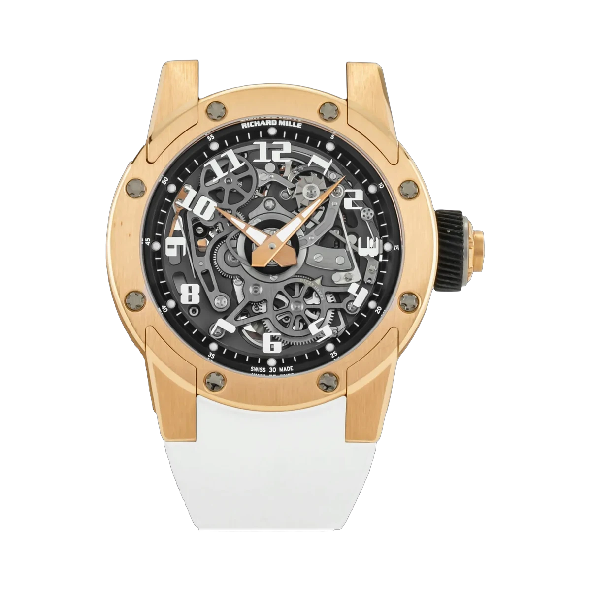 Richard Mille Rm 63-01 Dizzy Hands Skeleton Automatic Winding 18K Rose Gold & Titanium